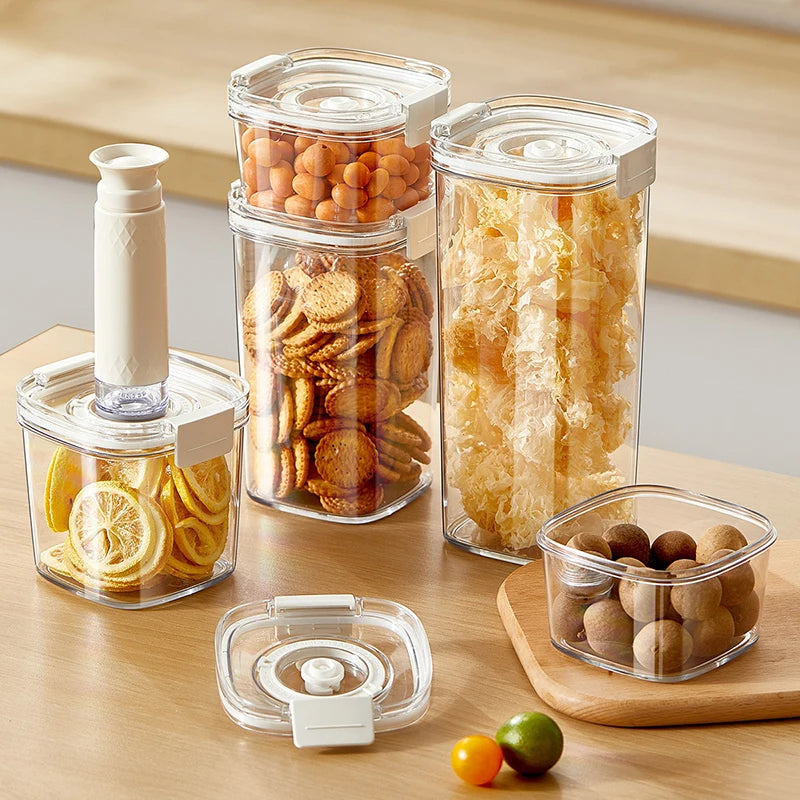 Electric Vacuum Seal Airtight Coffee Bean Storage Container