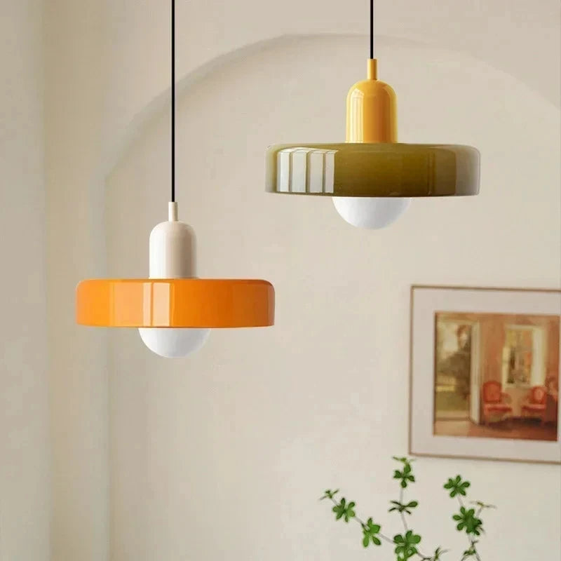Bauhaus Nordic Glass Chandelier