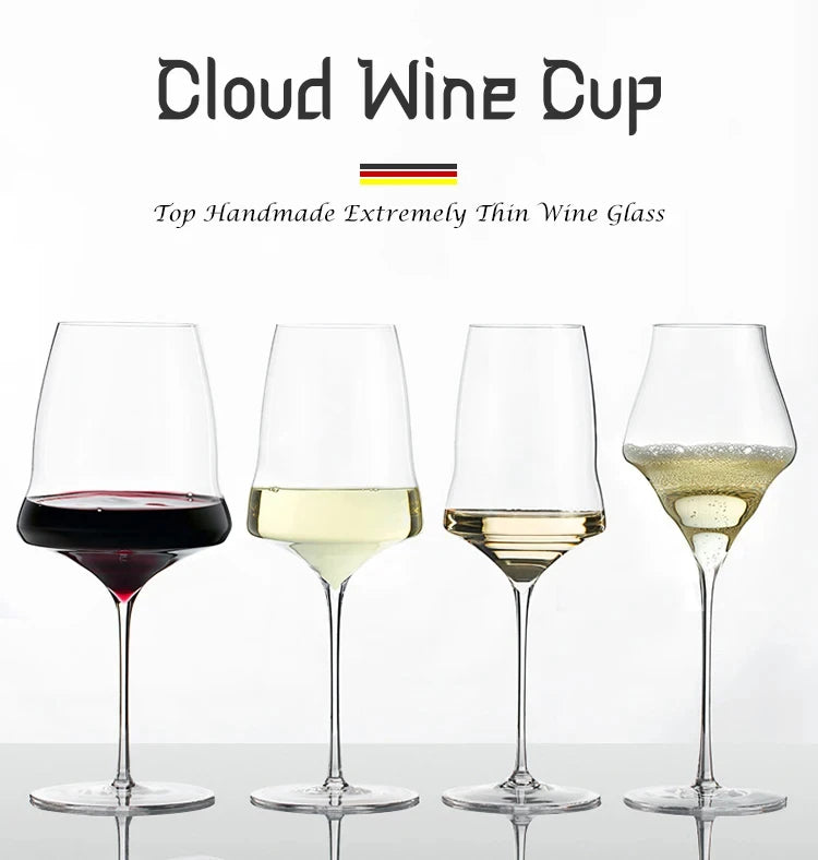 Josephine Style Handmade Crystal Wine Glass
