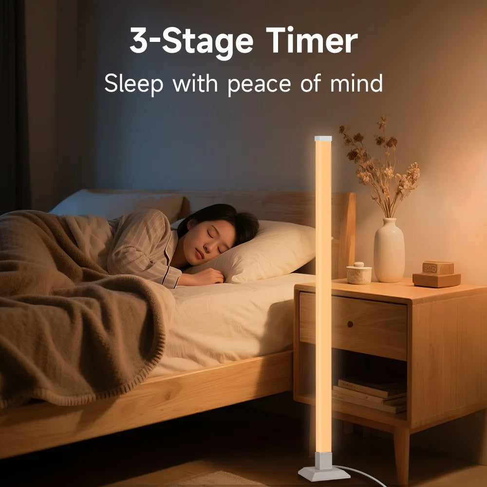 Dimmable USB Gooseneck Floor Lamp