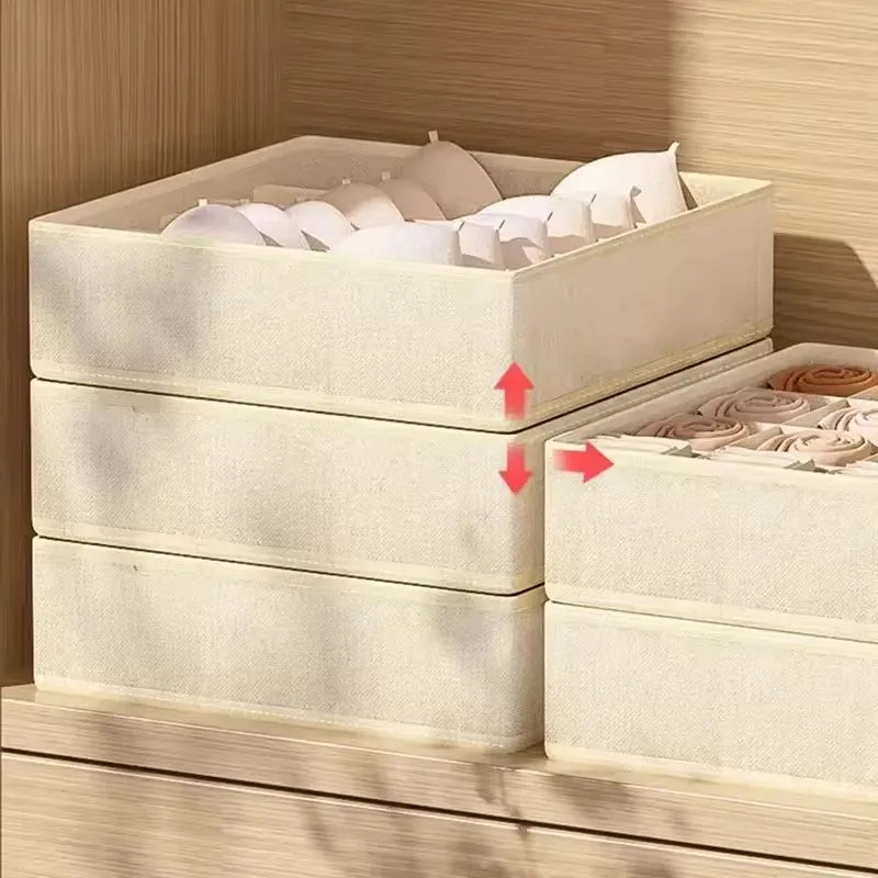 Fabric Drawer Underwear Bra Wardrobe Organizer