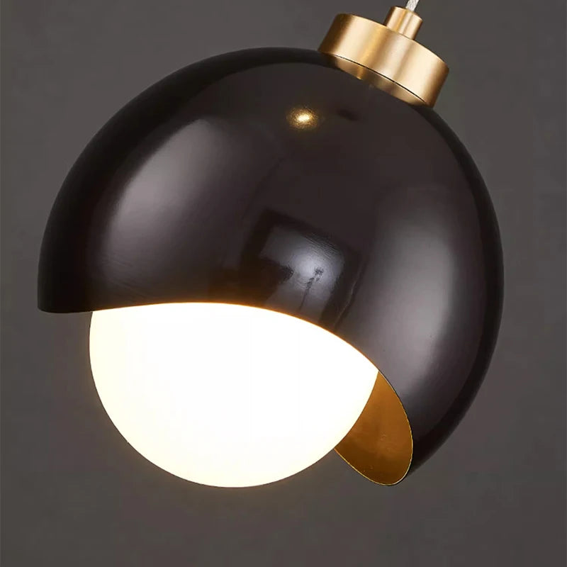 Nordic Glass Cord Pendant Lamp