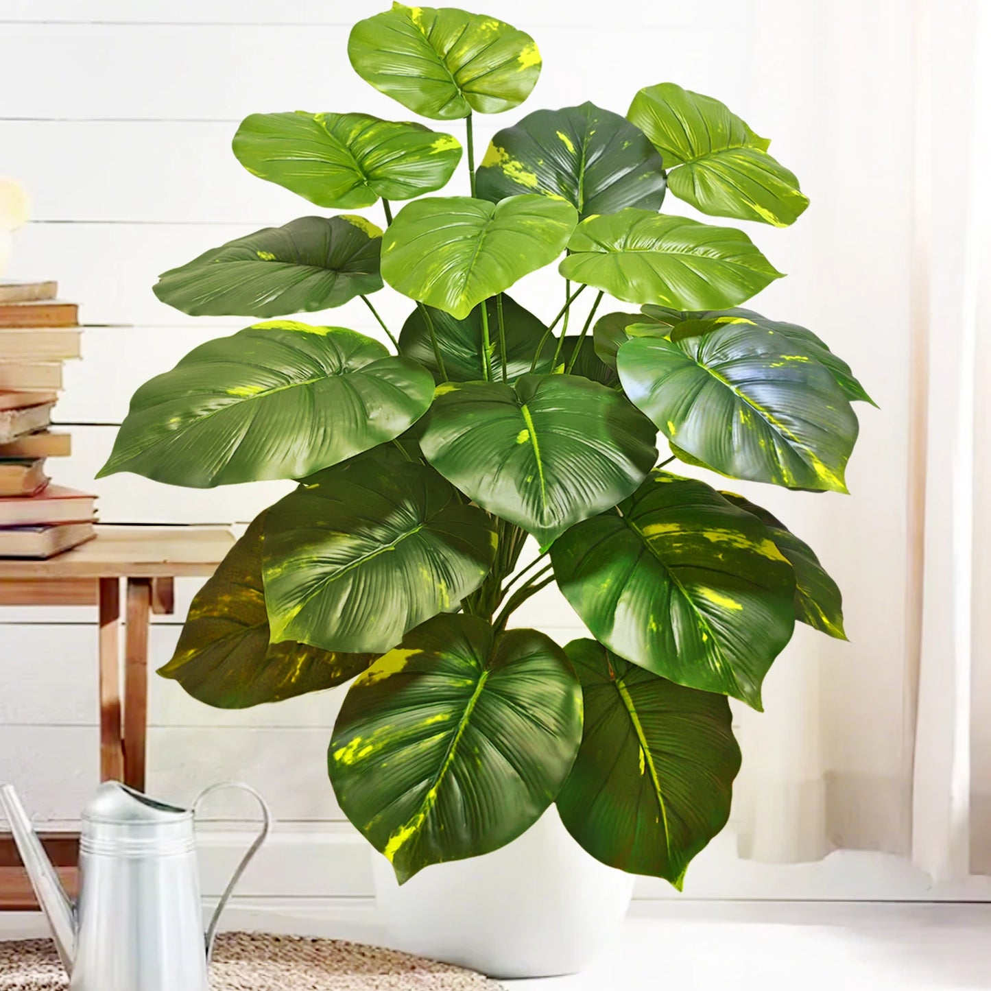 Silk Artificial Monstera Pothos Leaf Indoor Plant