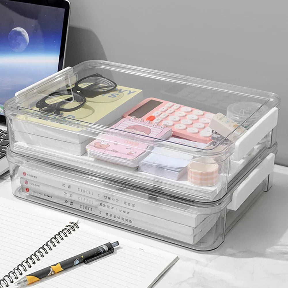 Acrylic Transparent A4 Desktop Paper Organizer