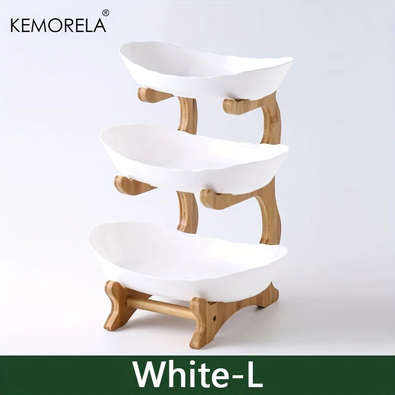 Modern 2-3 Layer Fruit Snack Candy Serving Stand