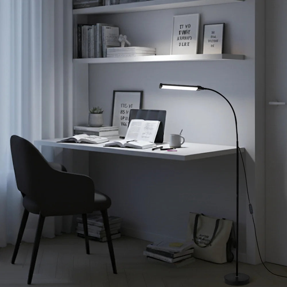 Dimmable USB Gooseneck Floor Lamp