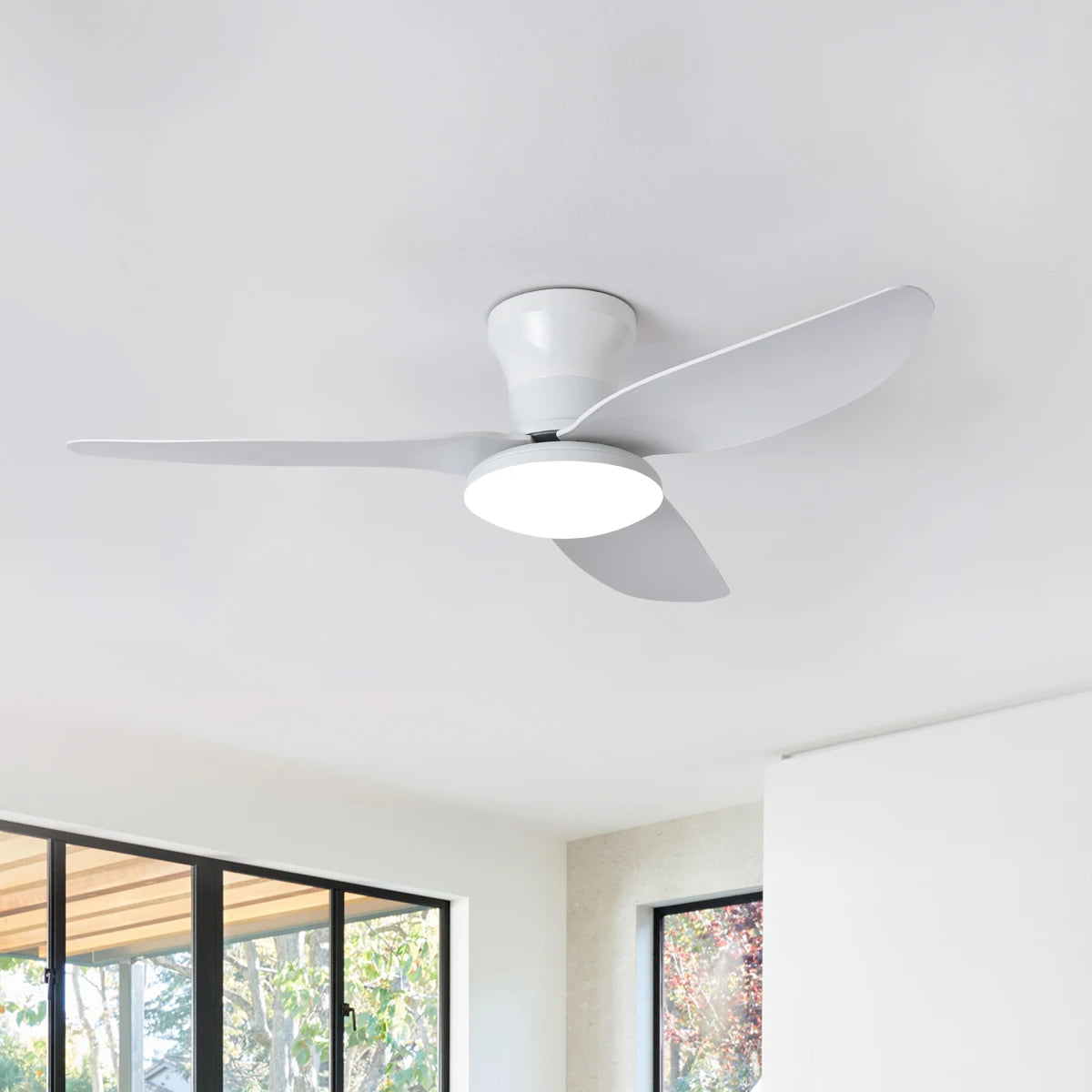 6 Speed Dimmable Smart LED Ceiling Fan with Remote