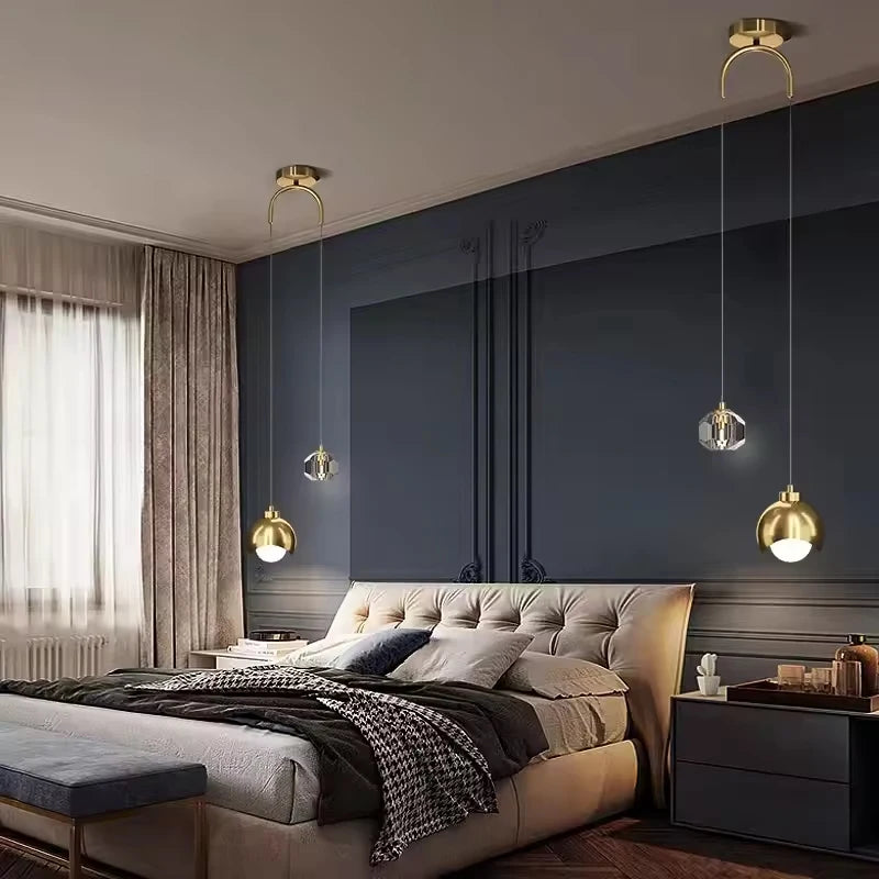 Nordic Glass Cord Pendant Lamp