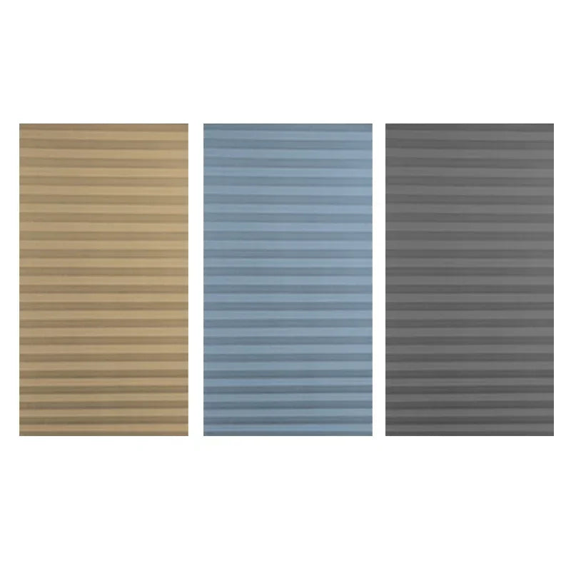 Pleated Blinds — Self Adhesive Half Blackout Window Panels