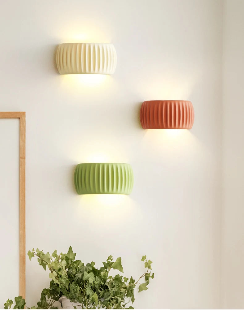 French Resin European Bedside Wall Lamp
