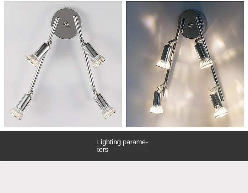 Adjustable GU10 Multi Head Ceiling Spotlight