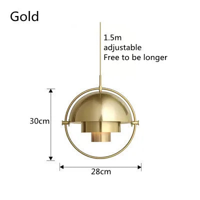 Nordic Metal Lampshade Art Deco Pendant Lamp