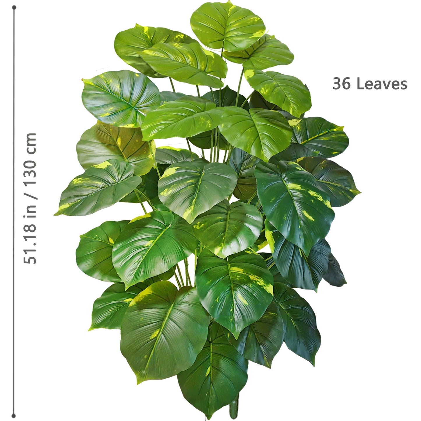 Silk Artificial Monstera Pothos Leaf Indoor Plant