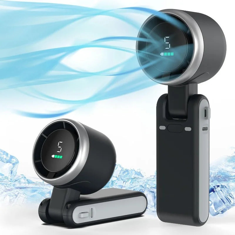 3-in-1 Rechargeable Fan — Portable Travel Fan with 5-Speed USB Charging & Long-Lasting Battery
