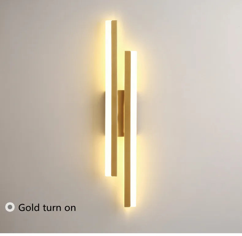 Copper Pipe Acrylic Shade LED Wall Sconce