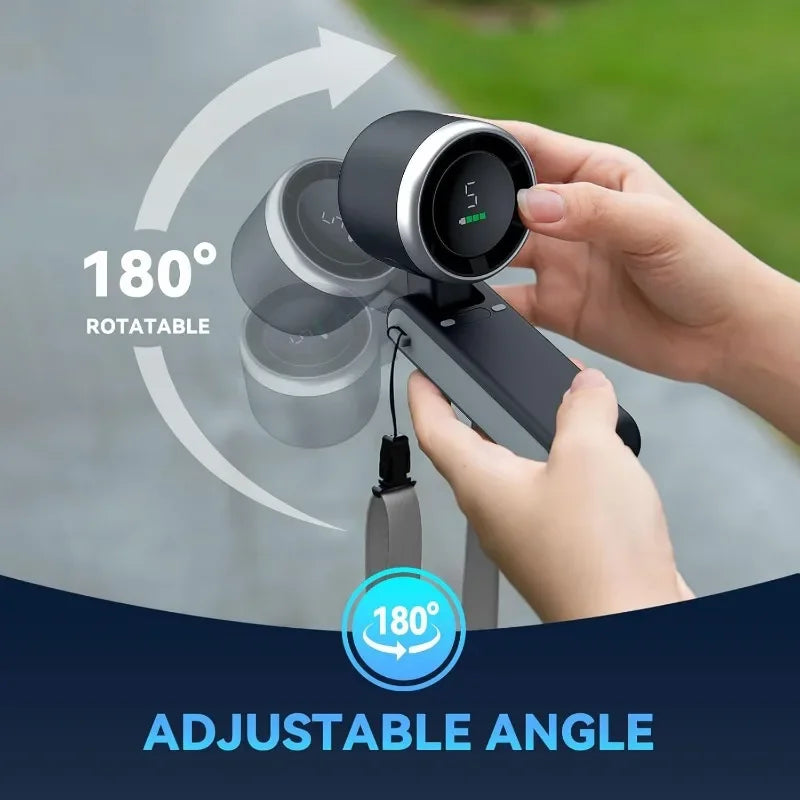 5 Speed Rechargeable 3-in-1 Portable Travel Fan