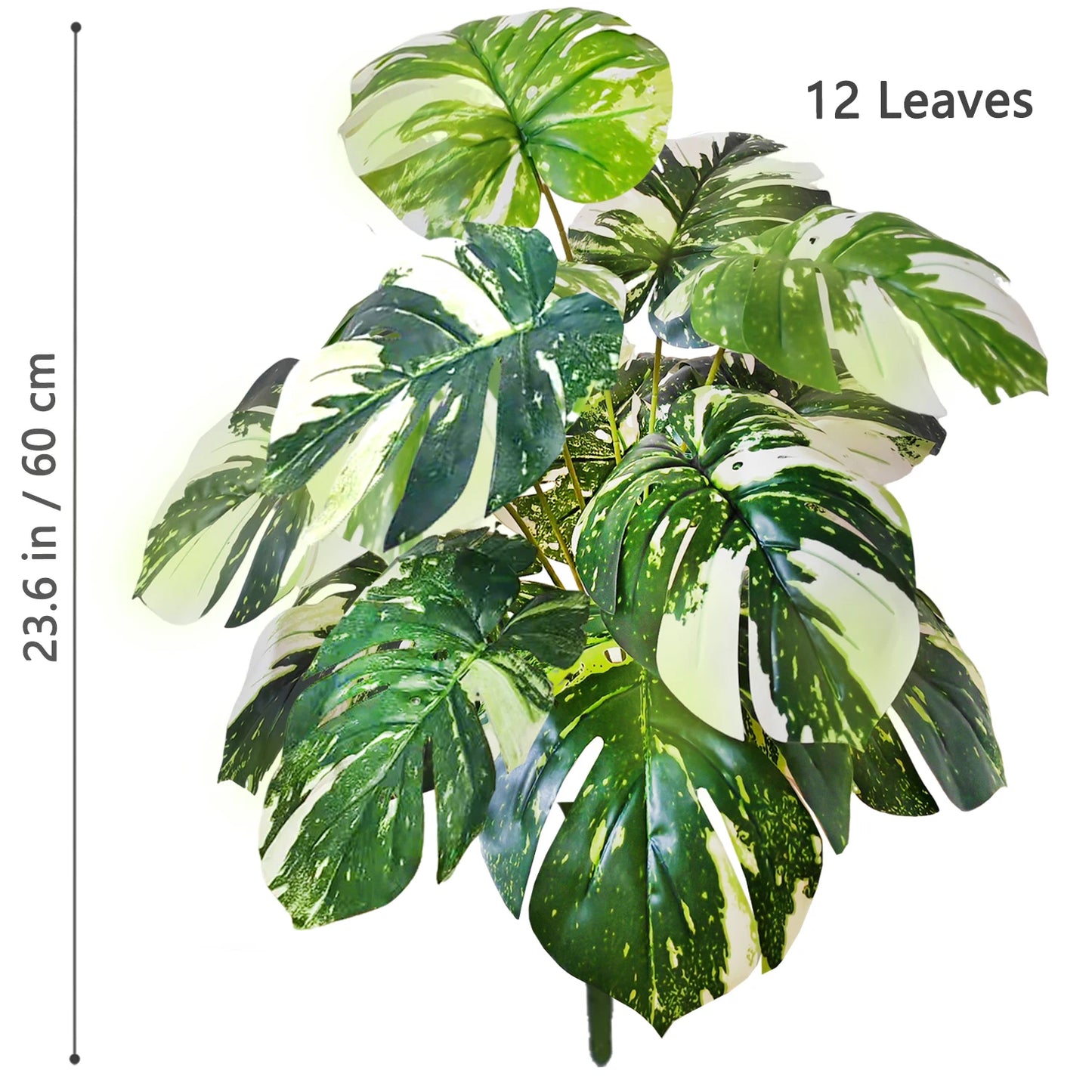Silk Artificial Monstera Pothos Leaf Indoor Plant