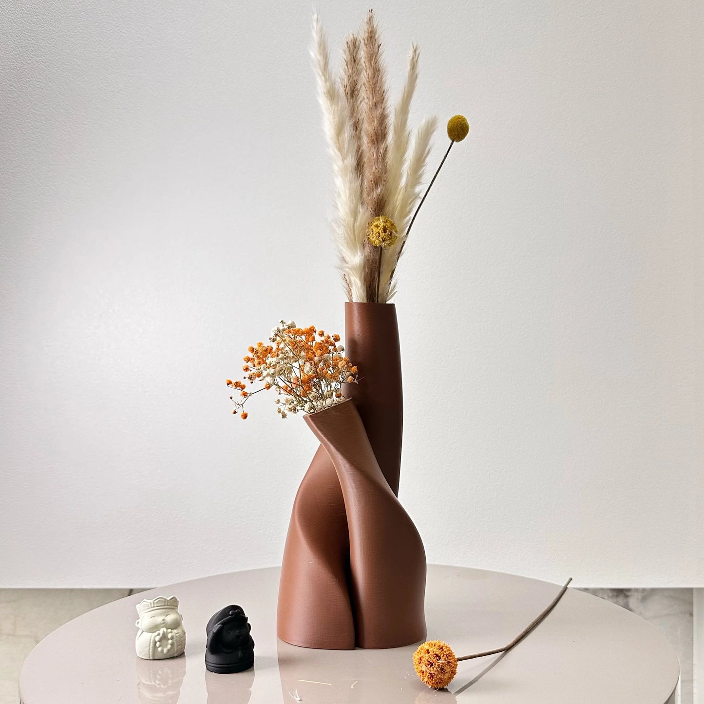 Double Creative Dried Flower Vessel Set