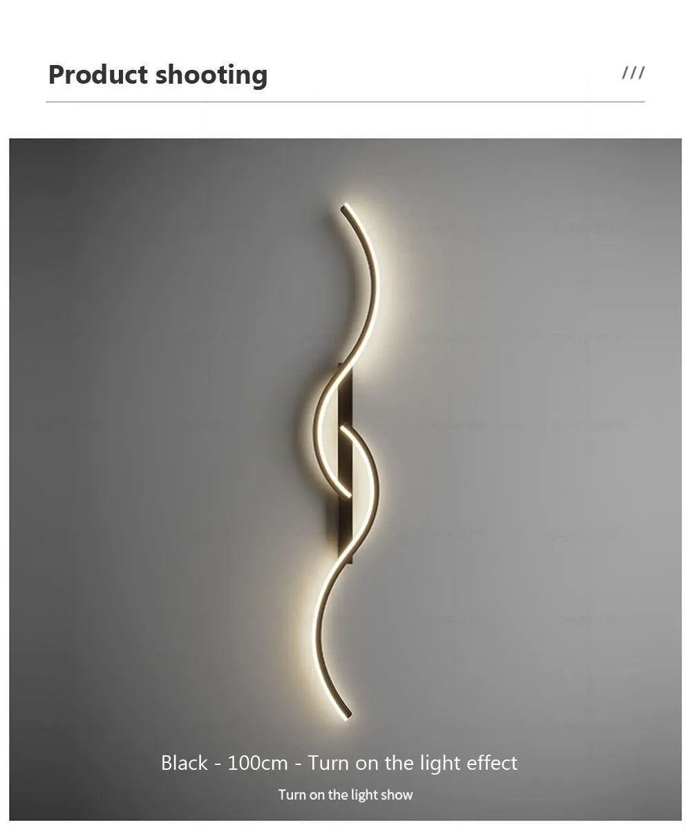 Minimalist Aluminum Bedside LED Up Down Wall Sconce