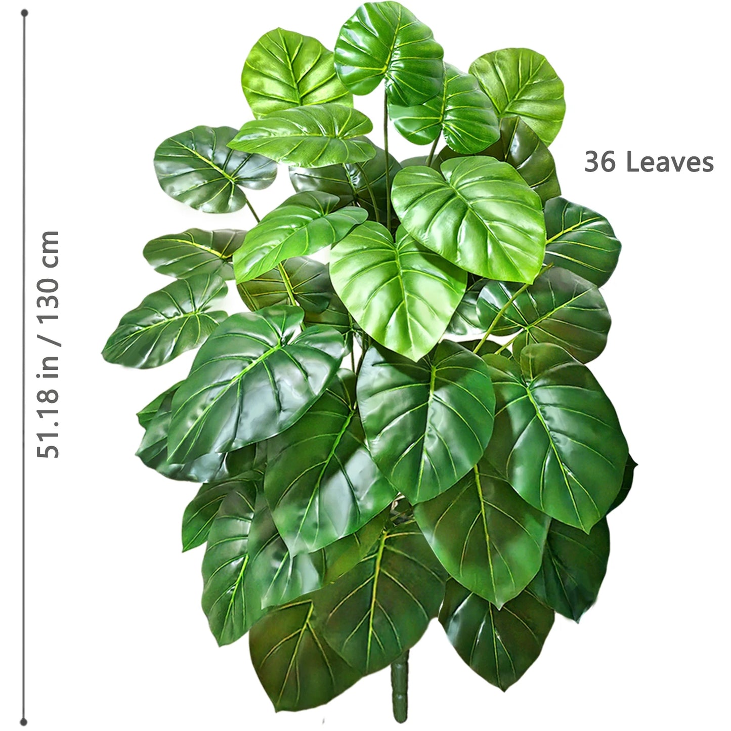Silk Artificial Monstera Pothos Leaf Indoor Plant