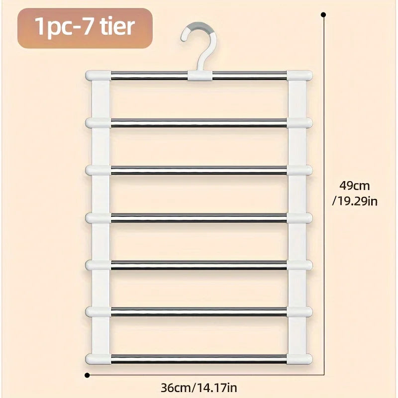 Stainless Steel Space Saving Pants Hanger Rack