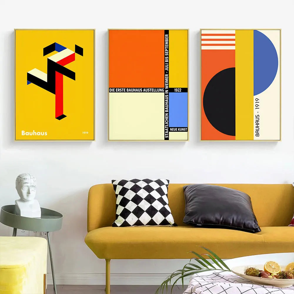 Mondrian Bauhaus Abstract Canvas Print