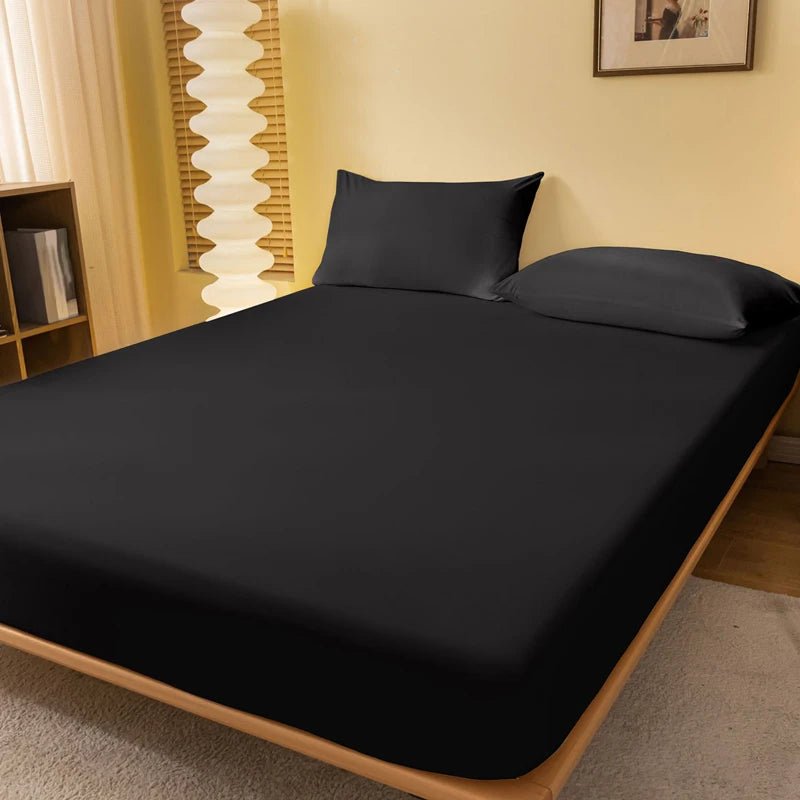 Matte Bed Sheet — Soft, Wrinkle Resistant Solid Color Bedding