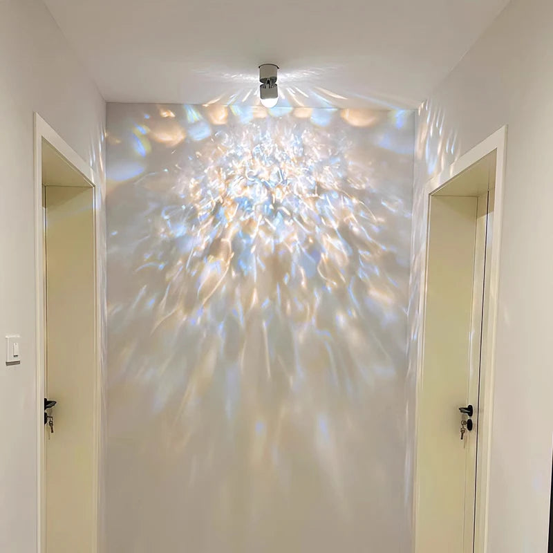 LED Sunset Lamp - Adjustable Angle Ceiling Spotlight | Modern Surface Mounted Light