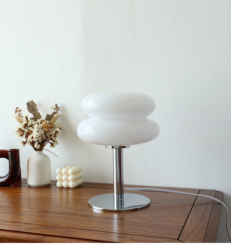 Macaron Glass Trichromatic Dimmable Table Lamp