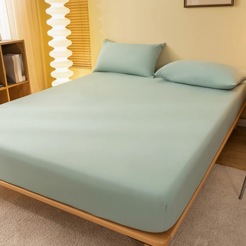 Matte Bed Sheet — Soft, Wrinkle Resistant Solid Color Bedding