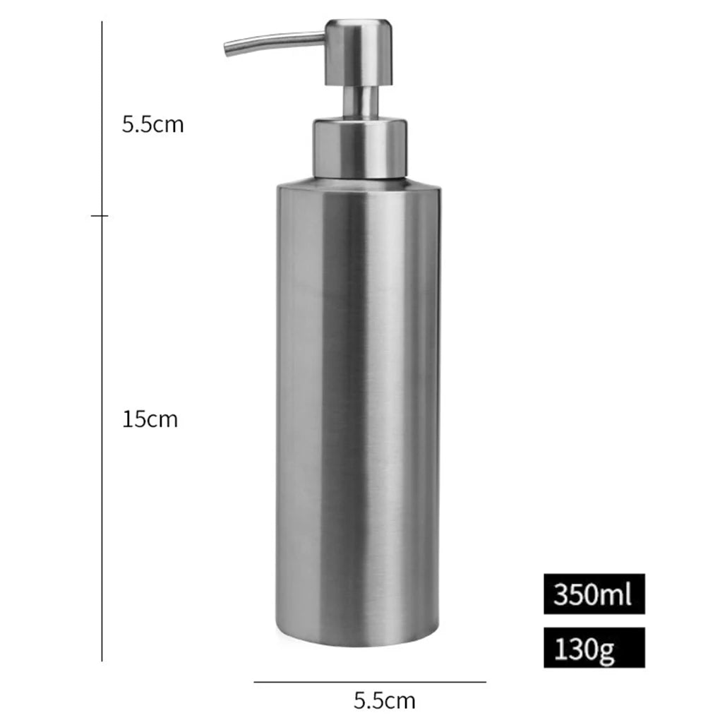 Stainless Steel Refillable Hand Soap Pump Dispenser