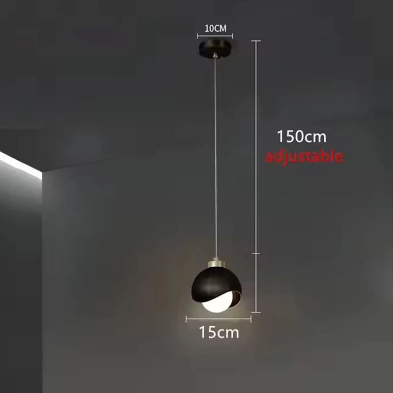 Nordic Glass Cord Pendant Lamp