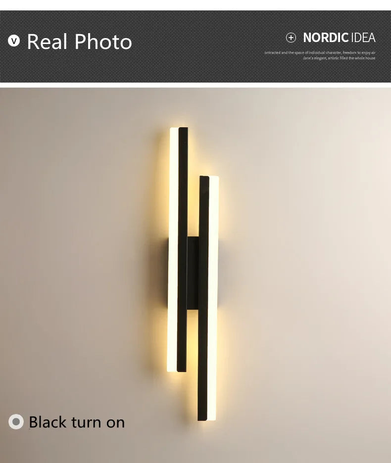 Copper Pipe Acrylic Shade LED Wall Sconce