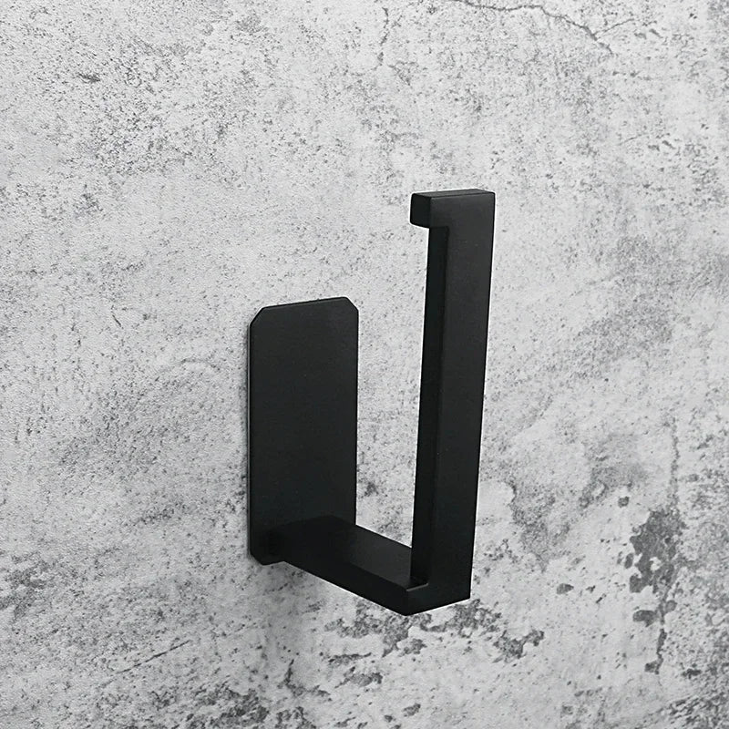 No Drill Stainless Steel Wall Mounted Tissue Holder