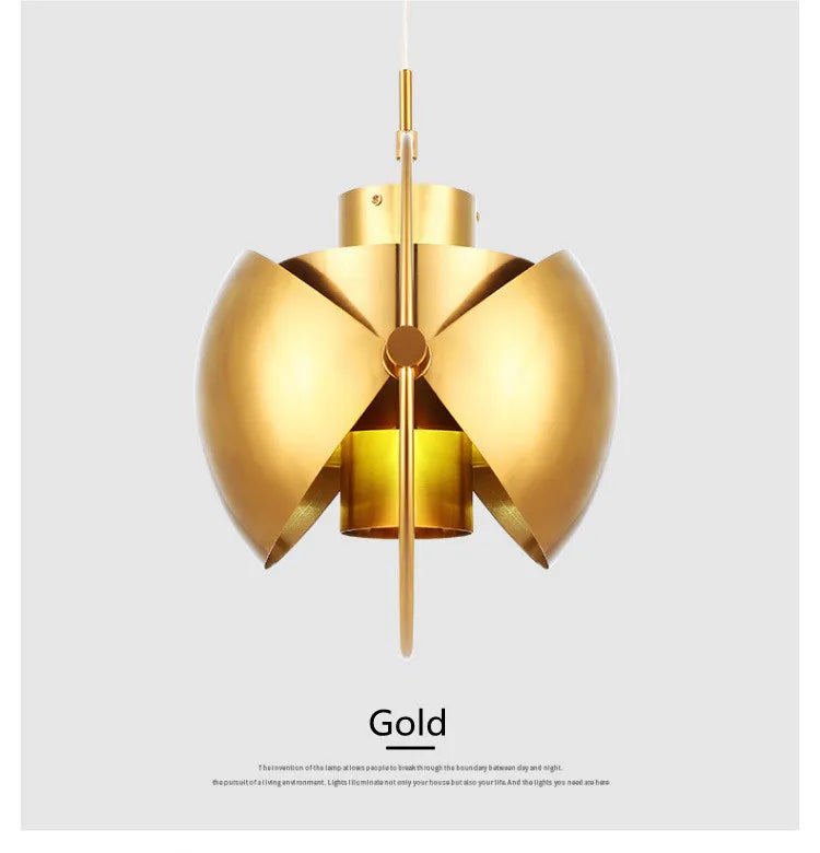 Nordic Metal Lampshade Art Deco Pendant Lamp