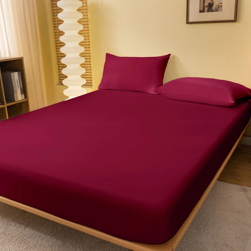 Matte Bed Sheet — Soft, Wrinkle Resistant Solid Color Bedding