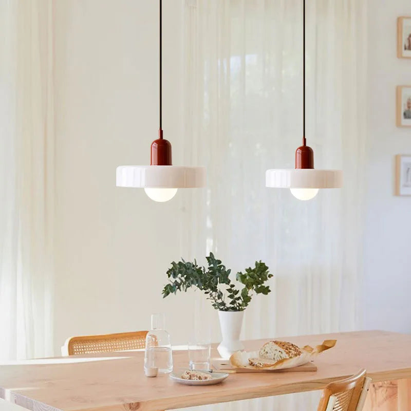 Bauhaus Nordic Glass Chandelier