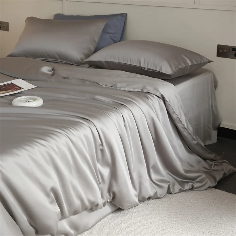 Mulberry Silk Bedding — Luxury 100% Natural Silk Duvet Set