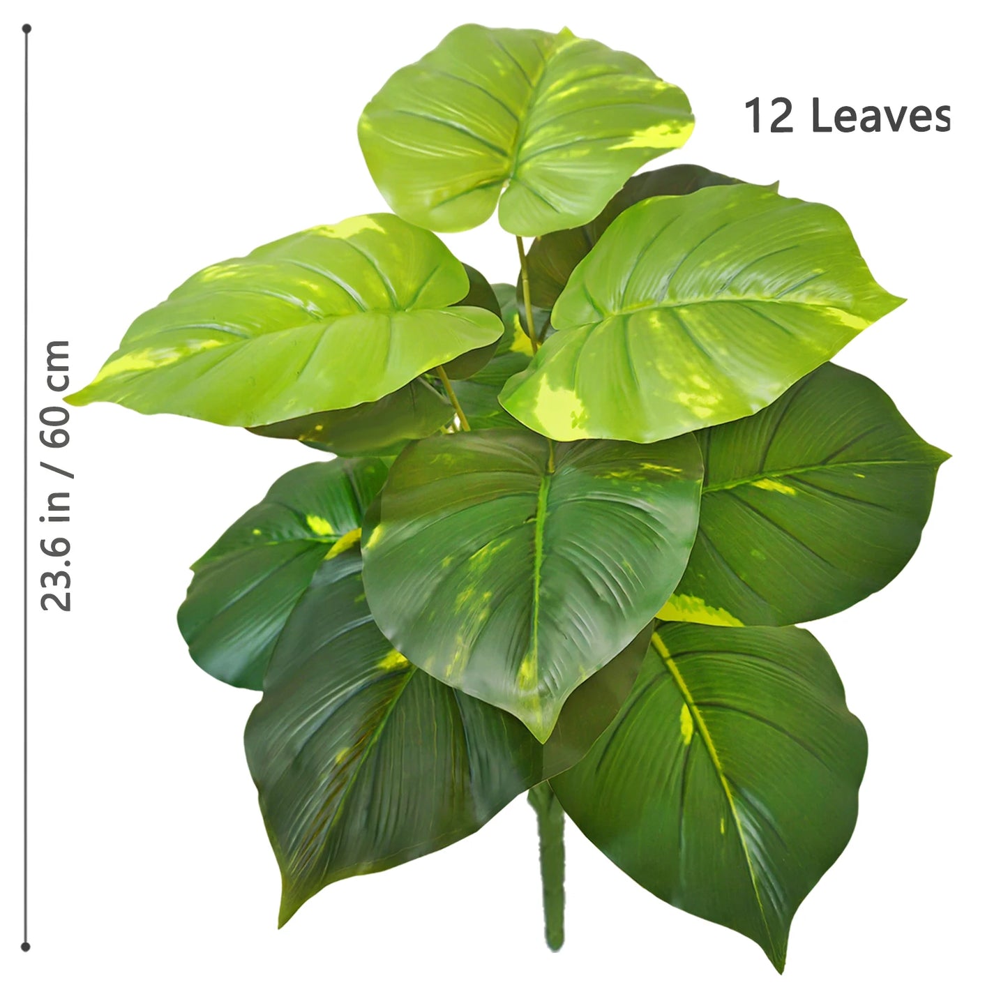 Silk Artificial Monstera Pothos Leaf Indoor Plant