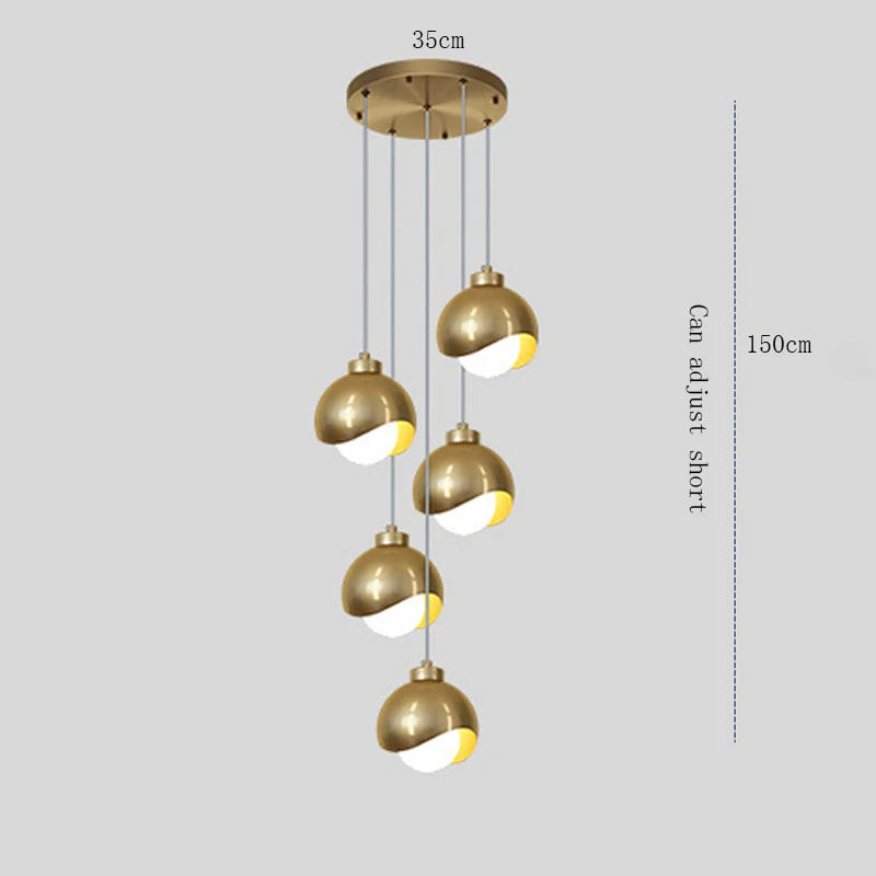 Nordic Glass Cord Pendant Lamp