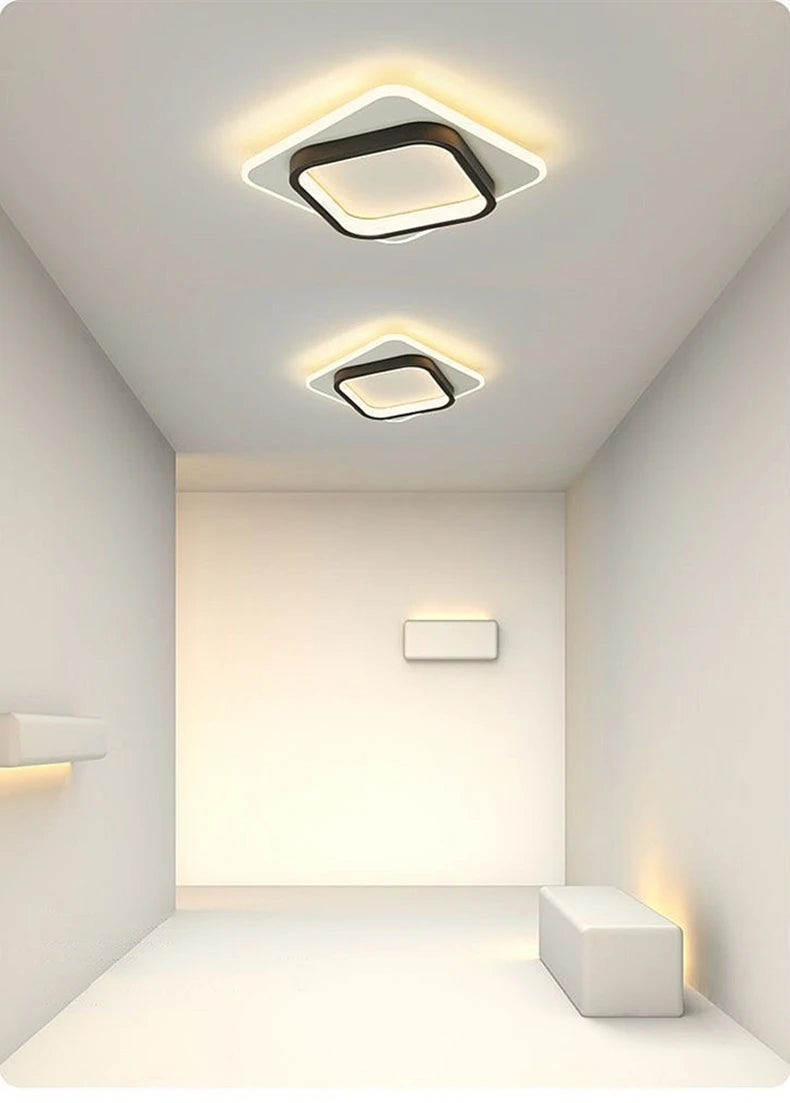 Nordic Metal Acrylic Touch Switch Ceiling Lamp