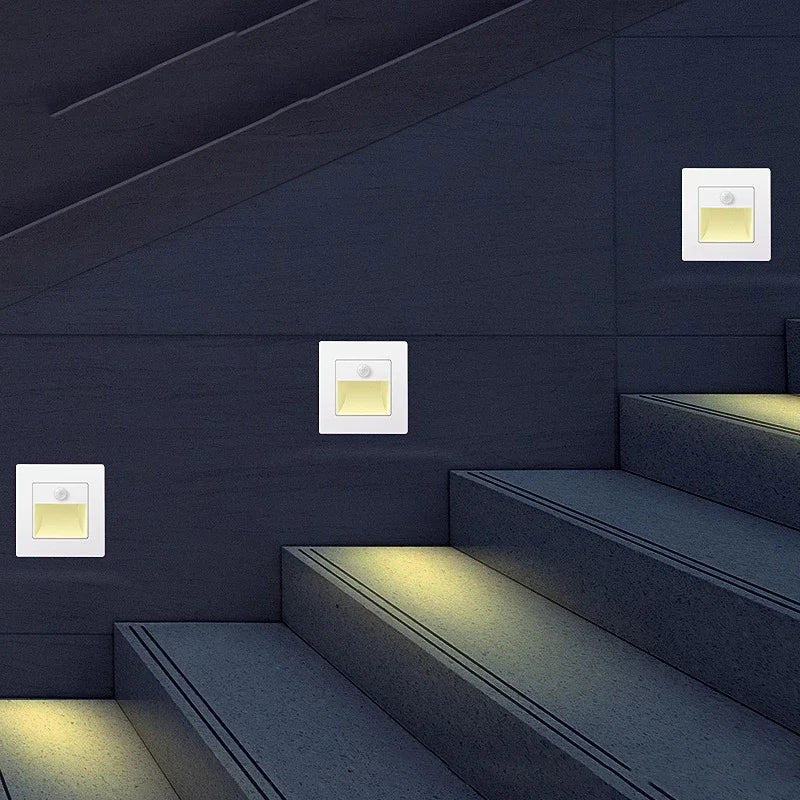 PIR Infrared Motion Sensor LED Staircase Night Light