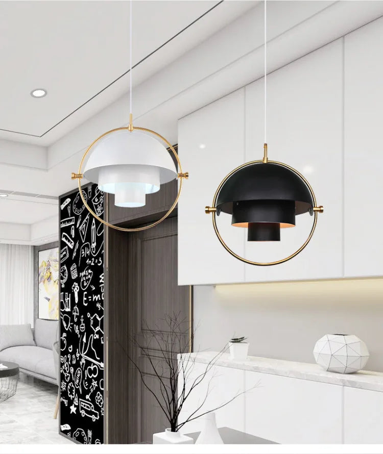 Nordic Metal Lampshade Art Deco Pendant Lamp