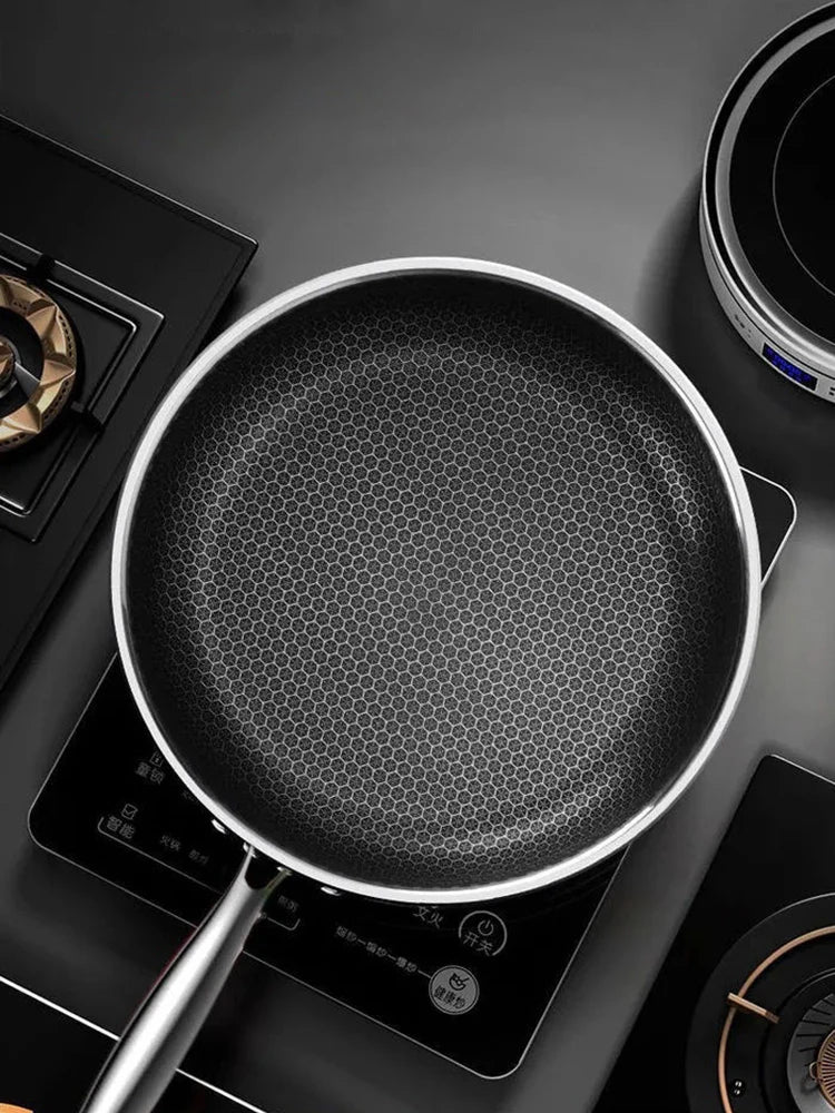 316L Stainless Steel Tri-Ply Non-Stick Frying Pan