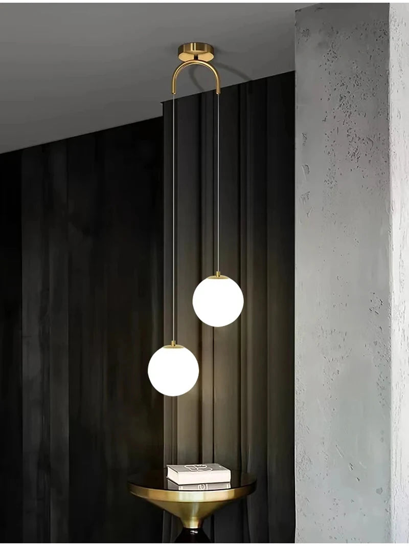 Nordic Glass Cord Pendant Lamp