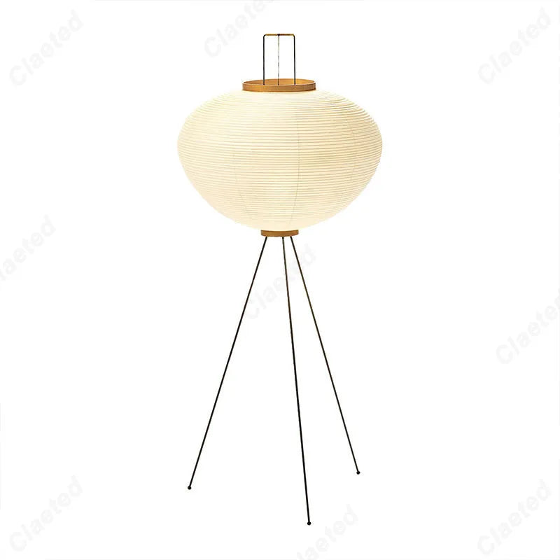 Minimalist Rice Paper LED Floor Lamp