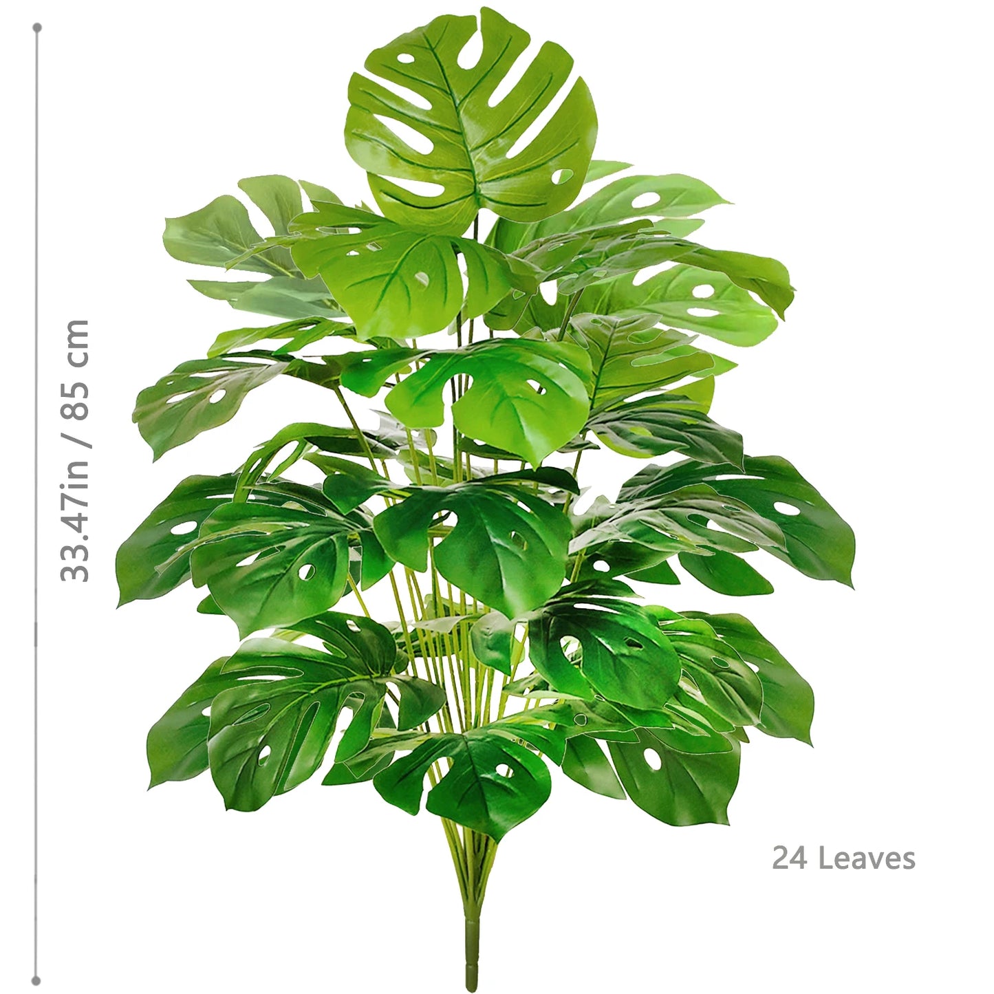 Silk Artificial Monstera Pothos Leaf Indoor Plant