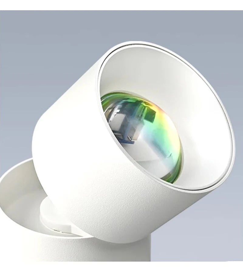 LED Sunset Lamp - Adjustable Angle Ceiling Spotlight | Modern Surface Mounted Light