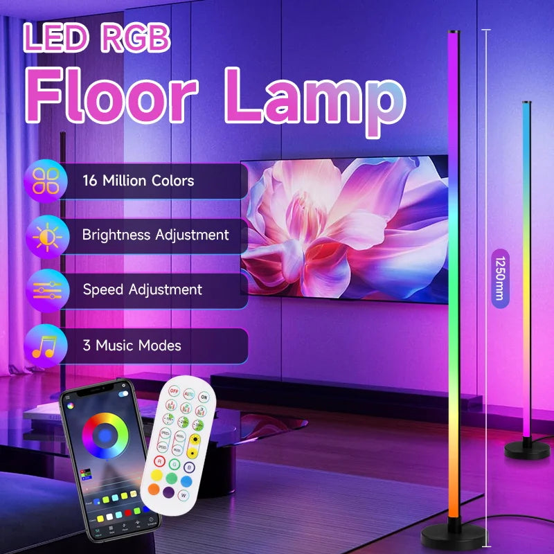 Dimmable USB Gooseneck Floor Lamp