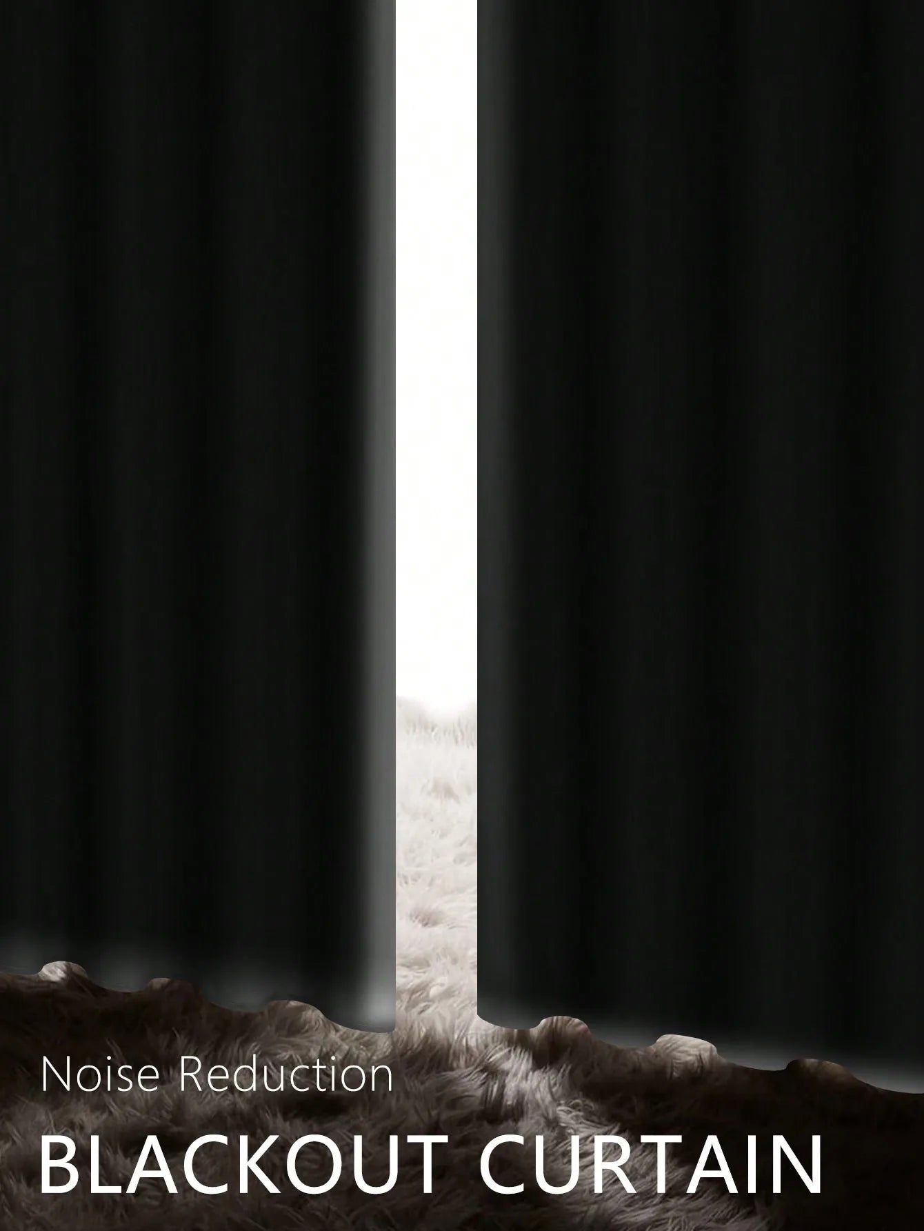 100% Light Blocking Grommet Top Blackout Drapes